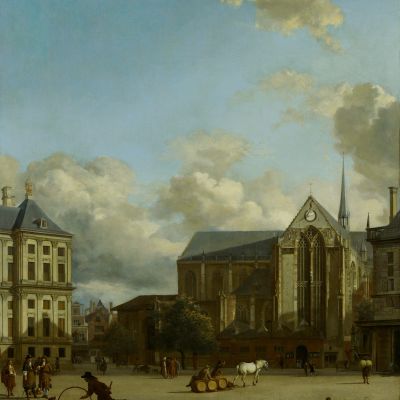 Jan van der Heyden, Dam te Amsterdam, 1668. Amsterdam Museum.