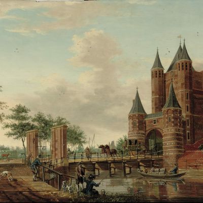 Isaac Ouwater, Amsterdamse Poort, ca. 177. Huidige verblijfplaats onbekend; foto Christie's.