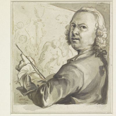 Jan Palthe, Zelfportret. Collectie Rijksmuseum