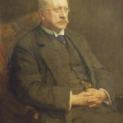Portret van dr. Abraham Bredius door Antoon van Welie, 1918. Collectie Museum Bredius, Den Haag.