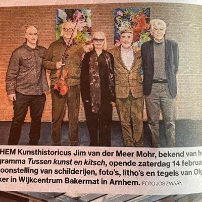 Opening Tentoonstelling van Olga Schnitker in de Bakermat in Arnhem.