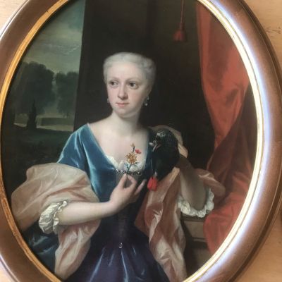 Achttiende-eeuwse portretten in het Stadhuismuseum Zierikzee.