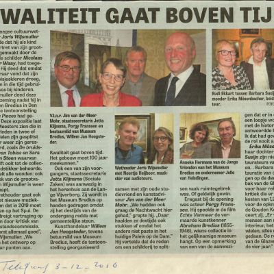 Kwaliteit gaat boven tijd