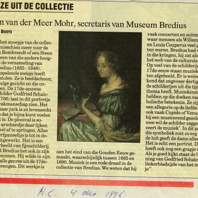 Mijn keuze in het Bredius Museum