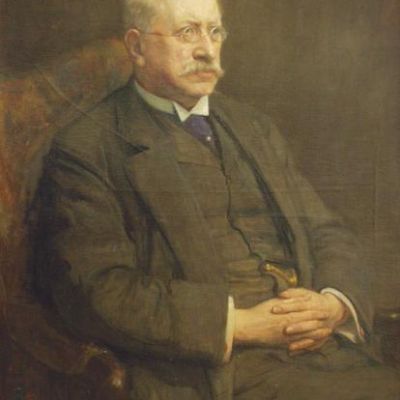 Portret van dr. Abraham Bredius door Antoon van Welie, 1918. Collectie Museum Bredius, Den Haag.